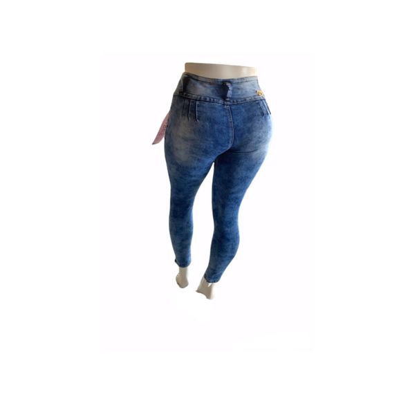 WAIST  28 IN SIZE 9 C SKINNY JEANS STRETCH DENIM BLUE , 9-2 CUTIE1409 PUSH UP - Picture 11 of 16